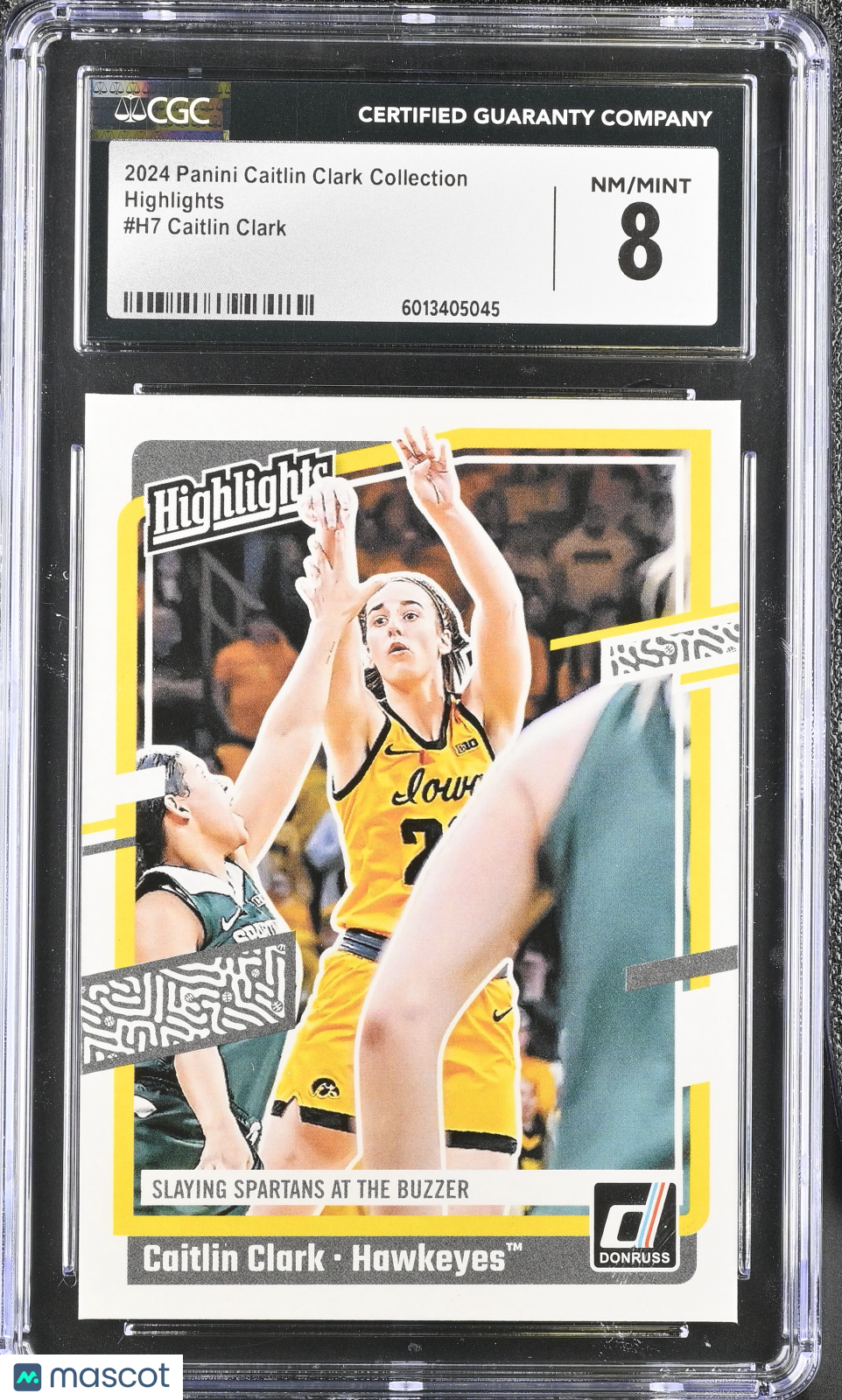 2024 Panini Caitlin Clark Collection Caitlin Clark #H7 Highlights CGC 8