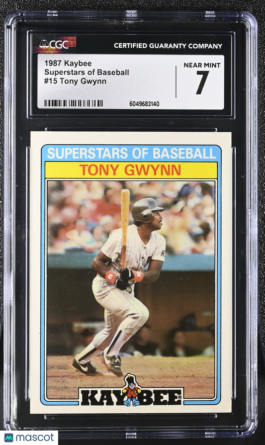 1987 Kaybee Tony Gwynn #15 Superstars of Baseball Baseball CGC 7