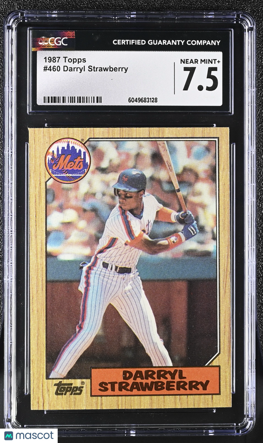 1987 Topps Darryl Strawberry #460 Baseball CGC 7.5