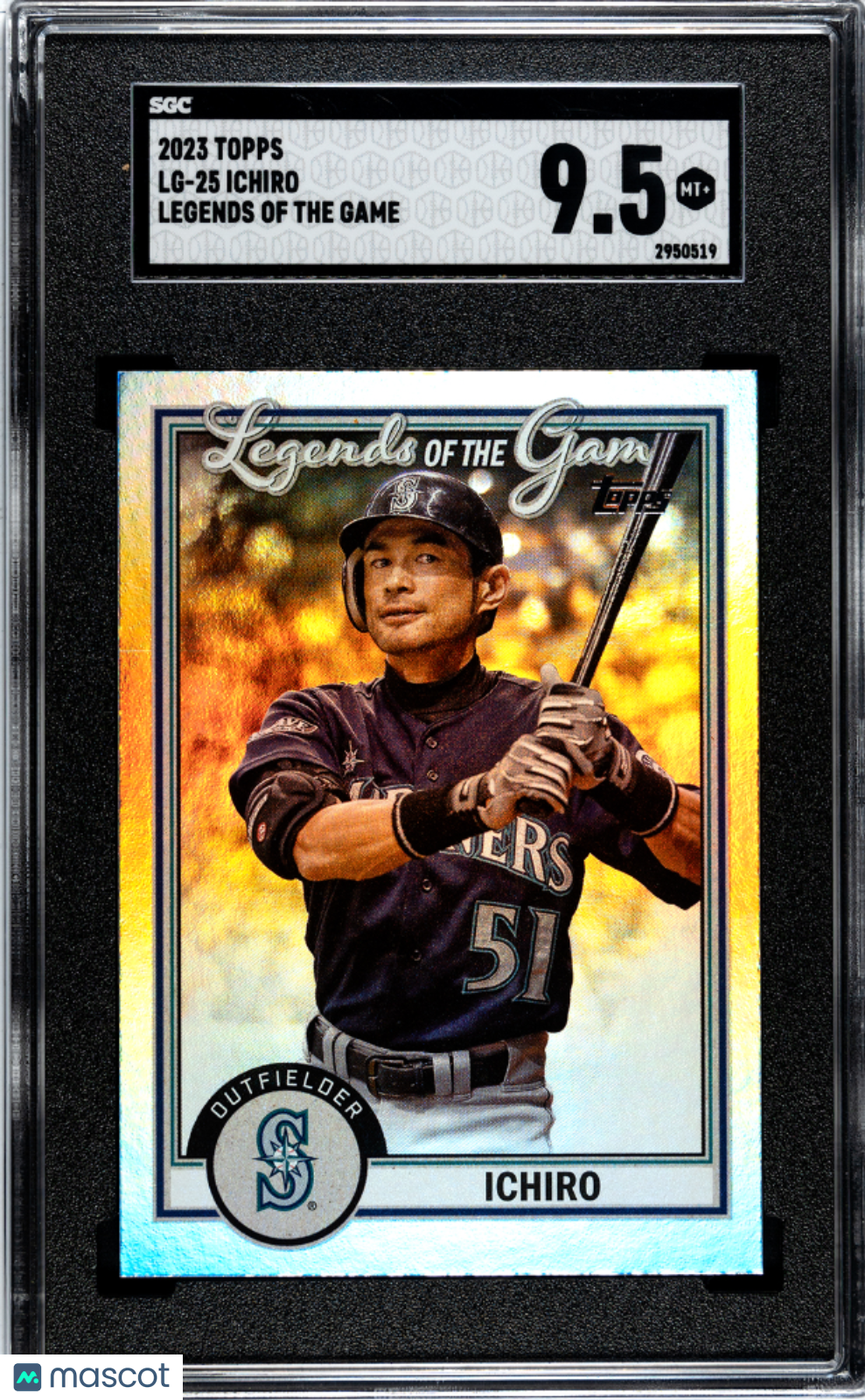 2023 Topps Ichiro Suzuki #LG-25 Legends Of The Game Baseball SGC 9.5