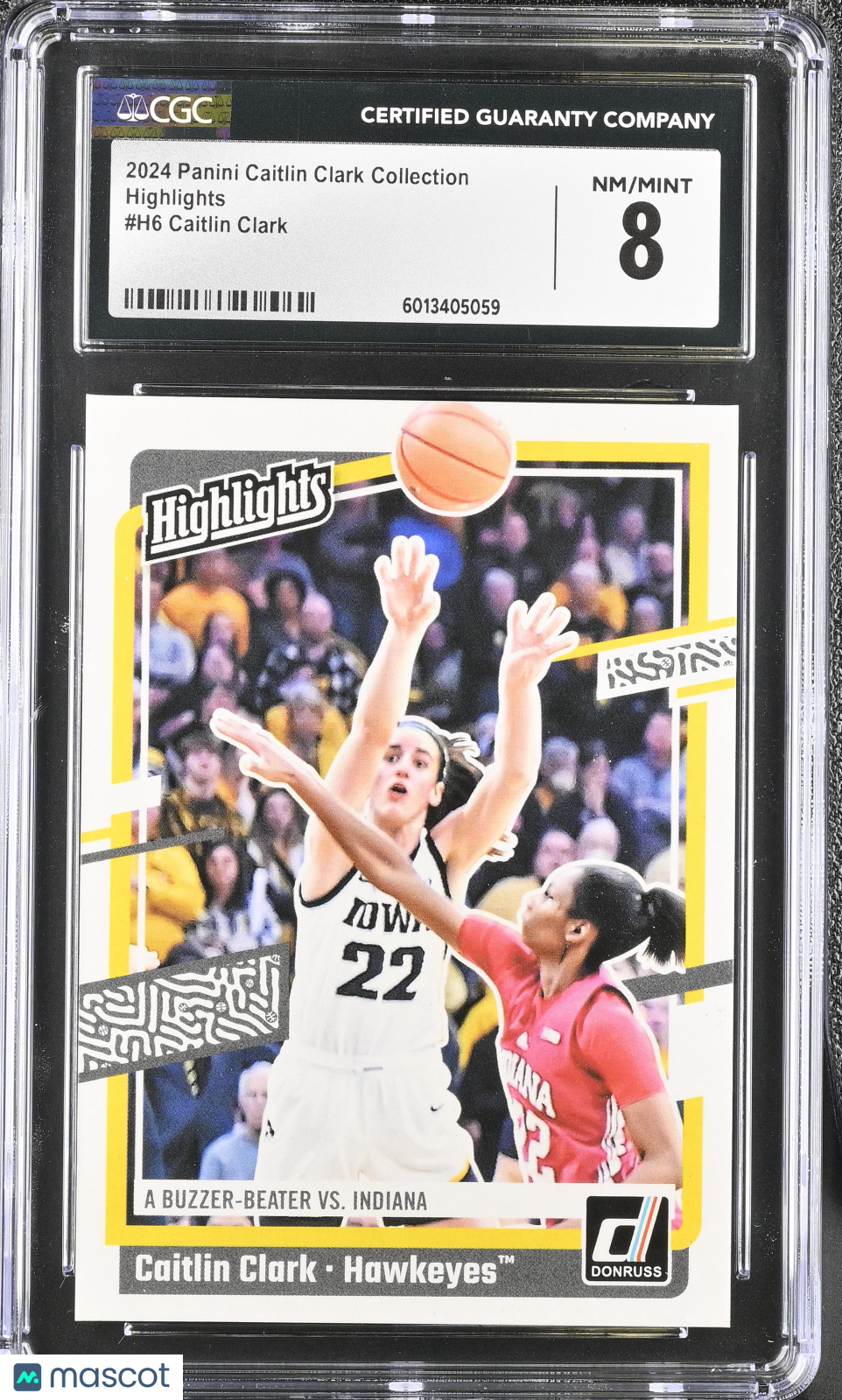 2024 Panini Caitlin Clark Collection Caitlin Clark #H6 Highlights CGC 8