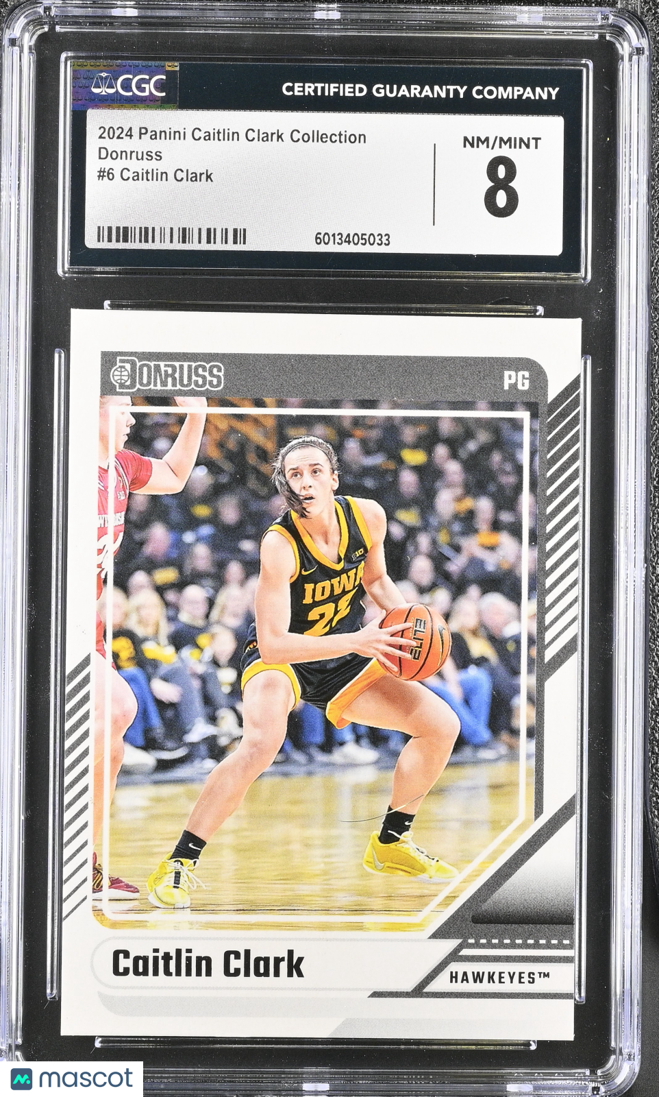 2024 Panini Caitlin Clark Collection Caitlin Clark #6 Donruss Basketball CGC 8