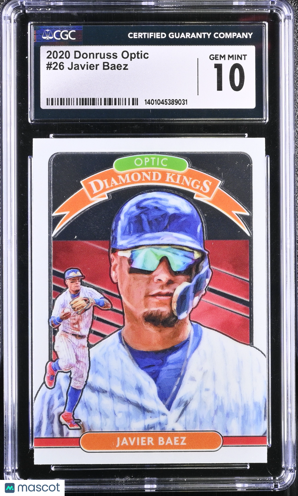 2020 Optic Javier Baez #26 Baseball CGC 10