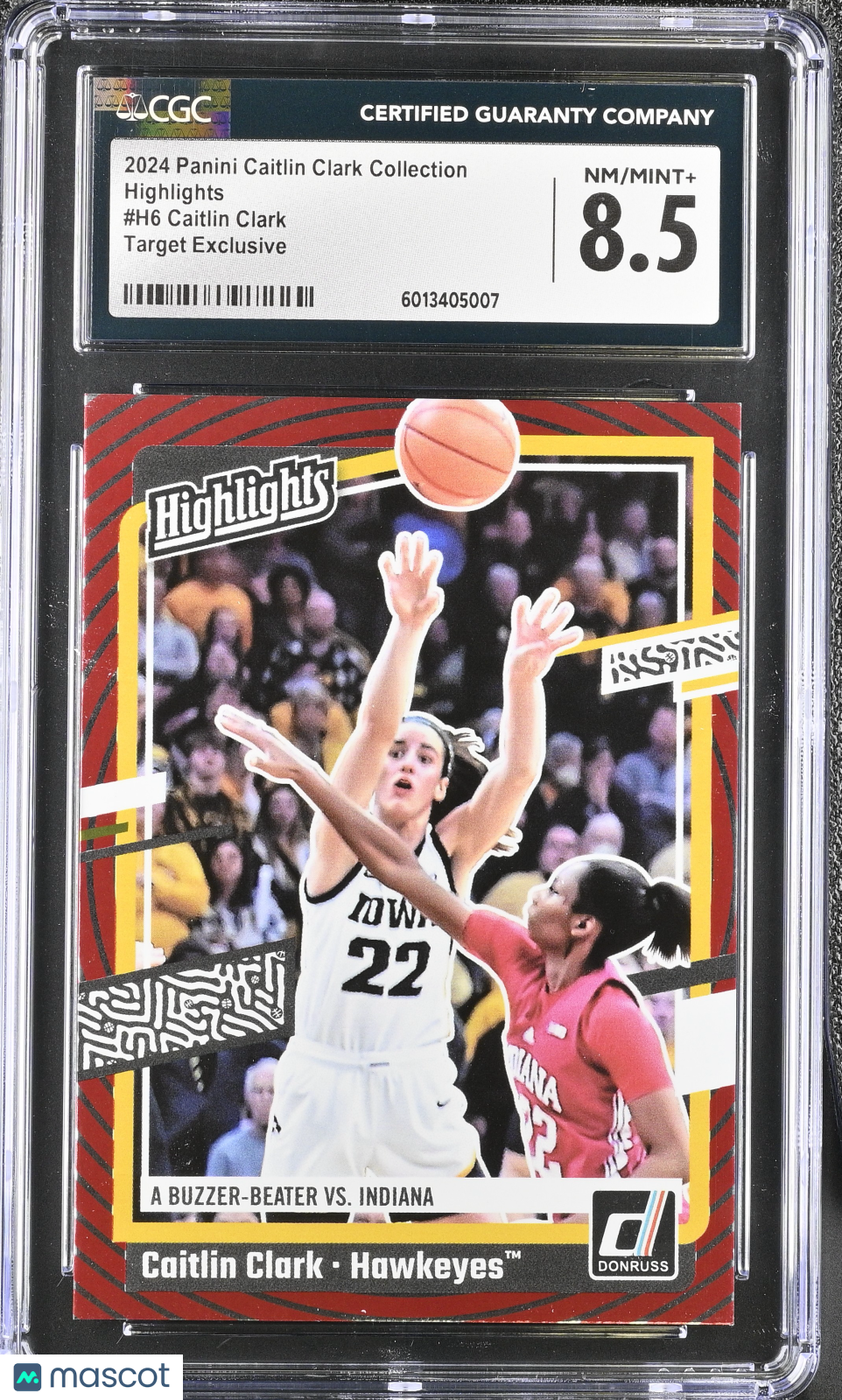 2024 Panini Caitlin Clark Collection #H6 Target Exclusive Highlights  CGC 8.5