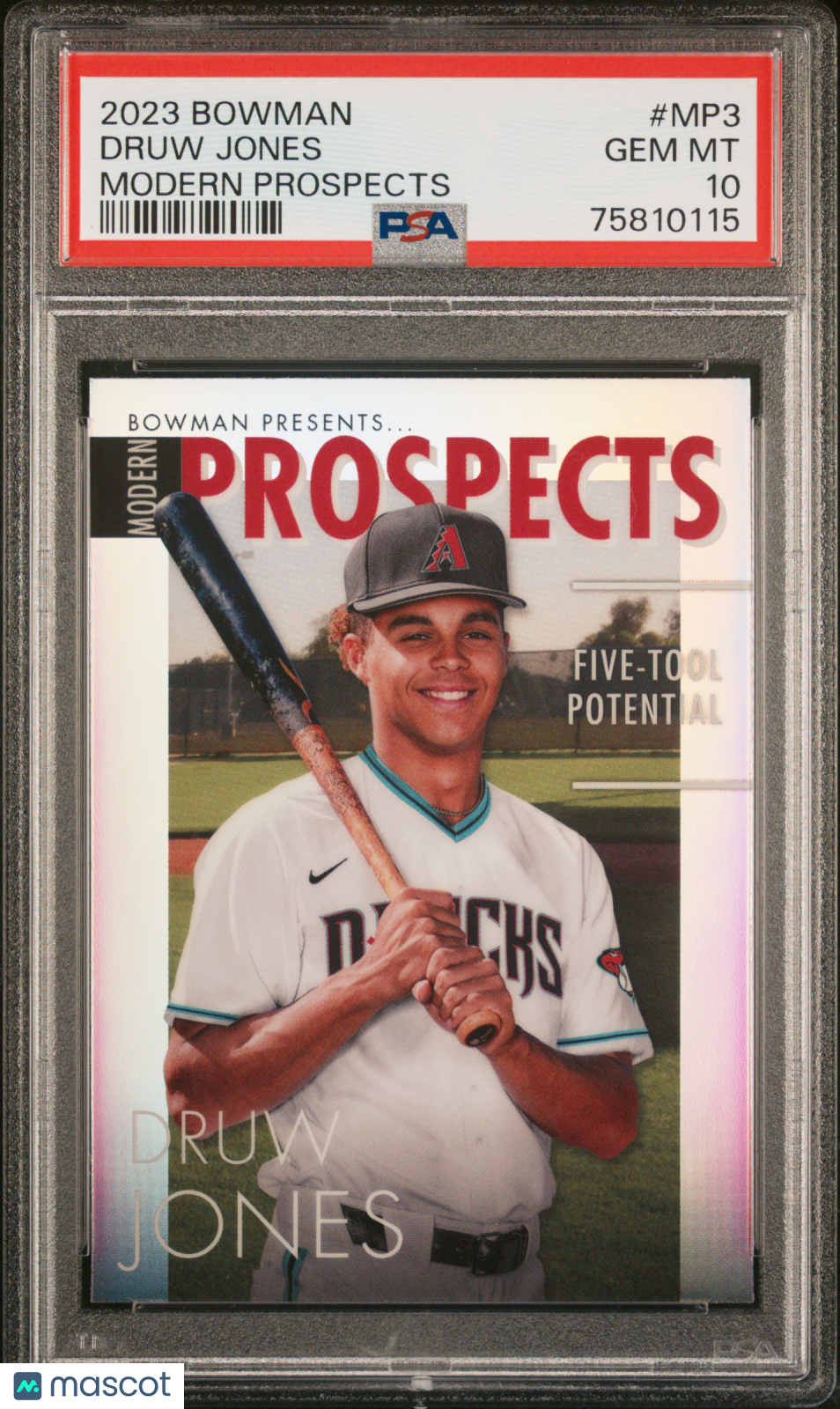 2023 Bowman Modern Prospects Druw Jones #MP3 Baseball PSA 10