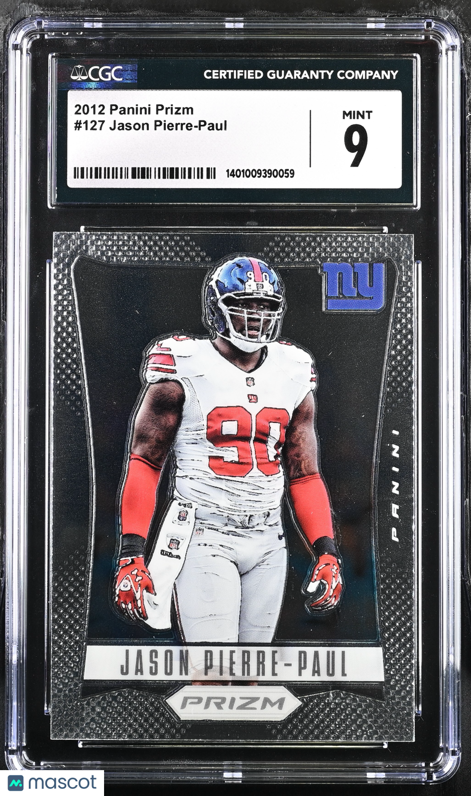 2012 Prizm Jason Pierre-Paul #127 Football CGC 9