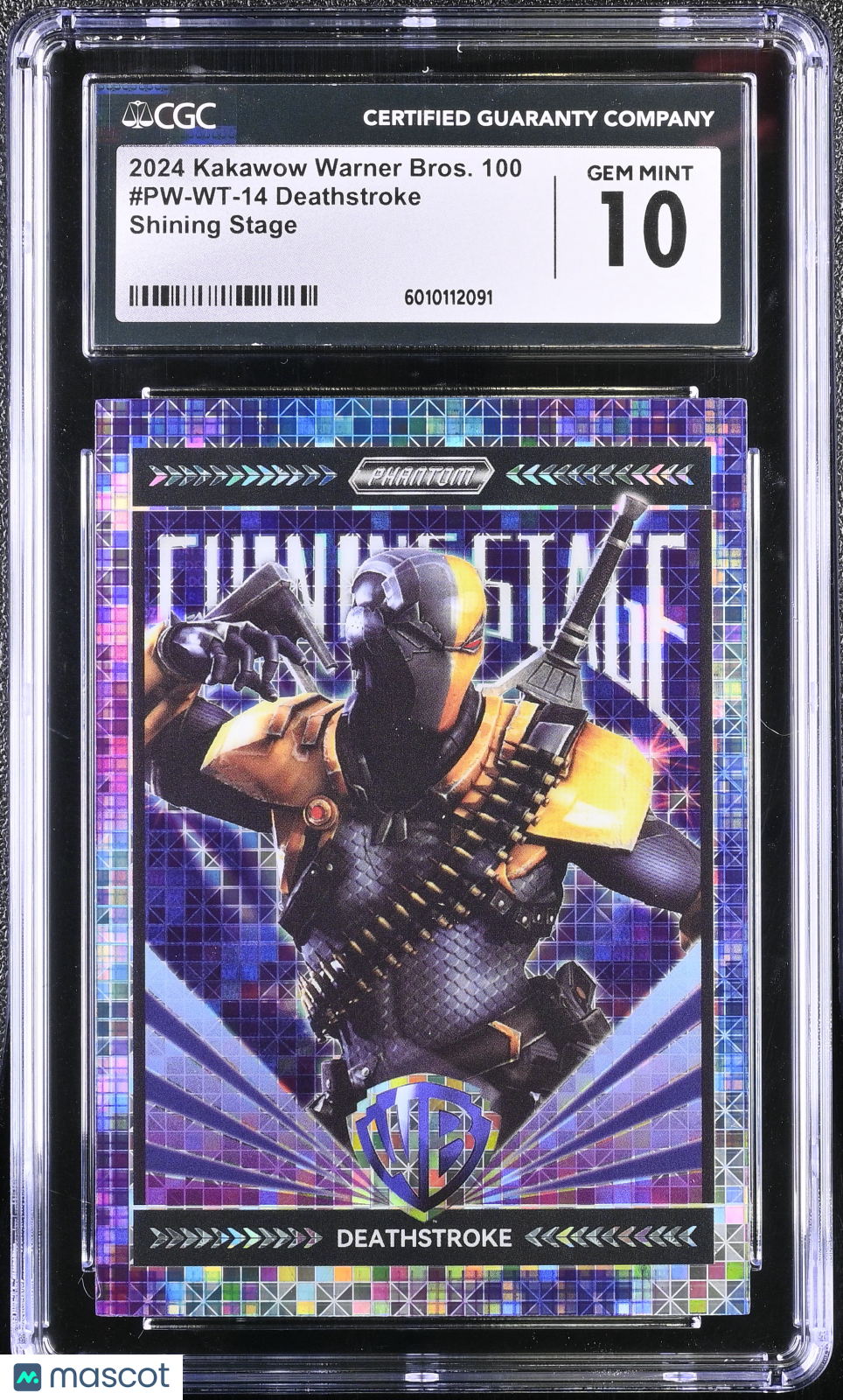 2024 Kakawow Warner Bros. 100 Deathstroke  Shining Stage 150/888  CGC 10
