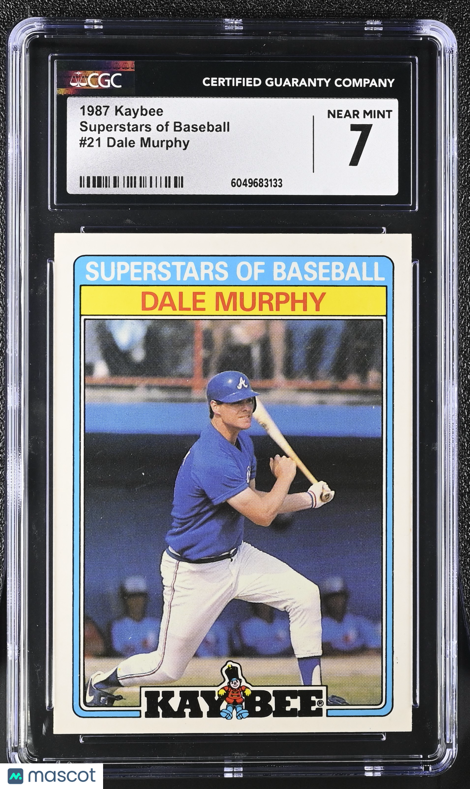 1987 Kaybee Dale Murphy #21 Superstars of Baseball Baseball CGC 7
