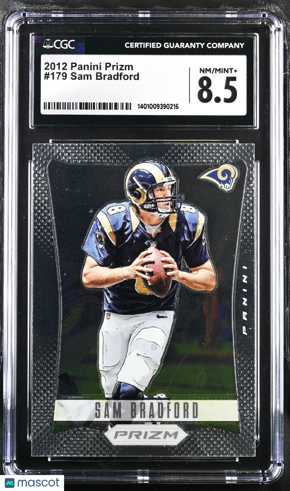 2012 Prizm Sam Bradford #179 Football CGC 8.5