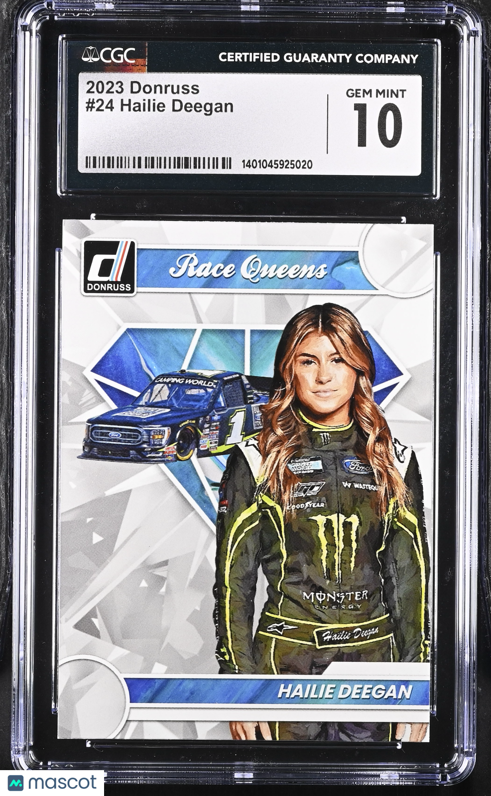 2023 Donruss Racing Hailie Deegan #24 Racing CGC 10