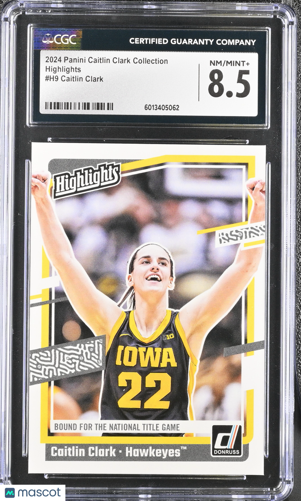 2024 Panini Caitlin Clark Collection Caitlin Clark #H9 Highlights CGC 8.5