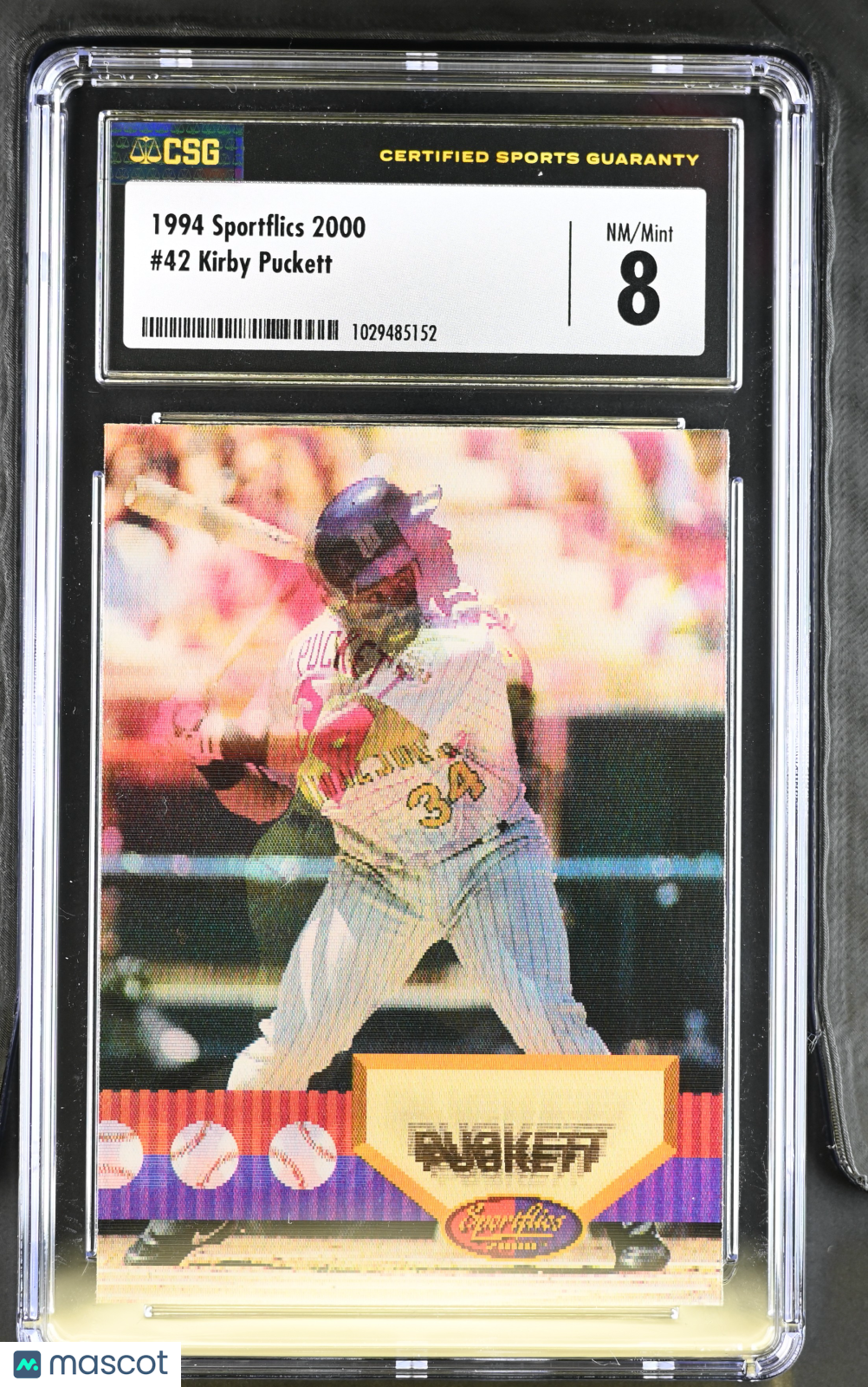 1994 2000 Kirby Puckett #42 Baseball CGC 8