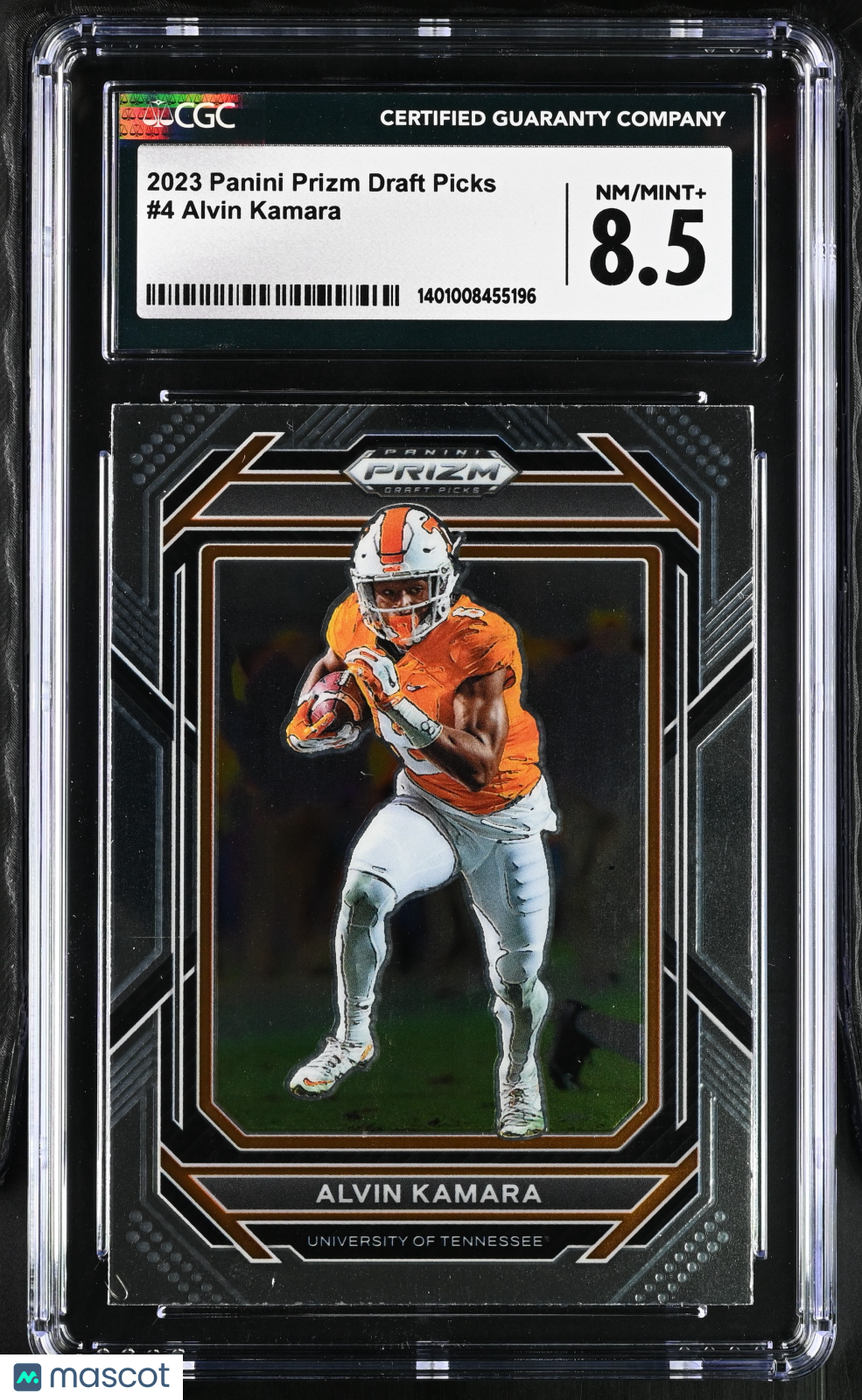 2023 Prizm Draft Picks Alvin Kamara #4 Football CGC 8.5