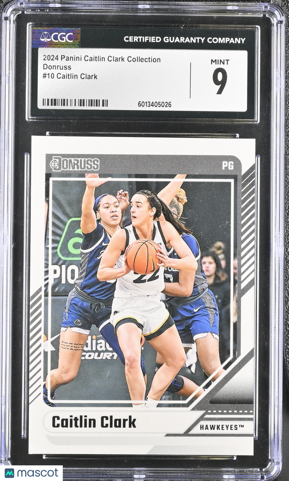 2024 Panini Caitlin Clark Collection Caitlin Clark #10 Donruss Basketball CGC 9