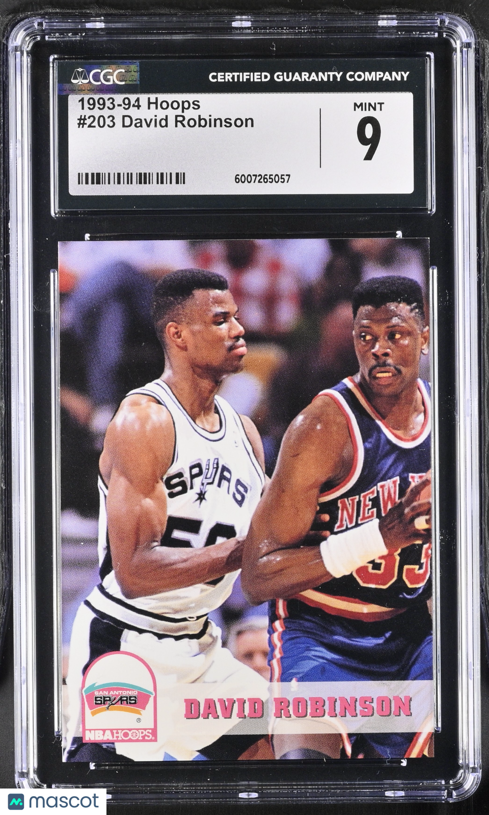 1993-94 Hoops David Robinson #203 Basketball CGC 9