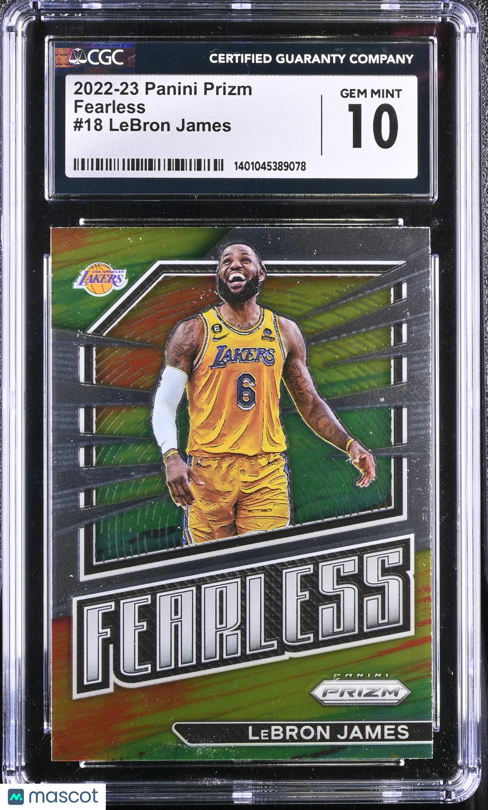 2022 Prizm LeBron James #18 Basketball CGC 10