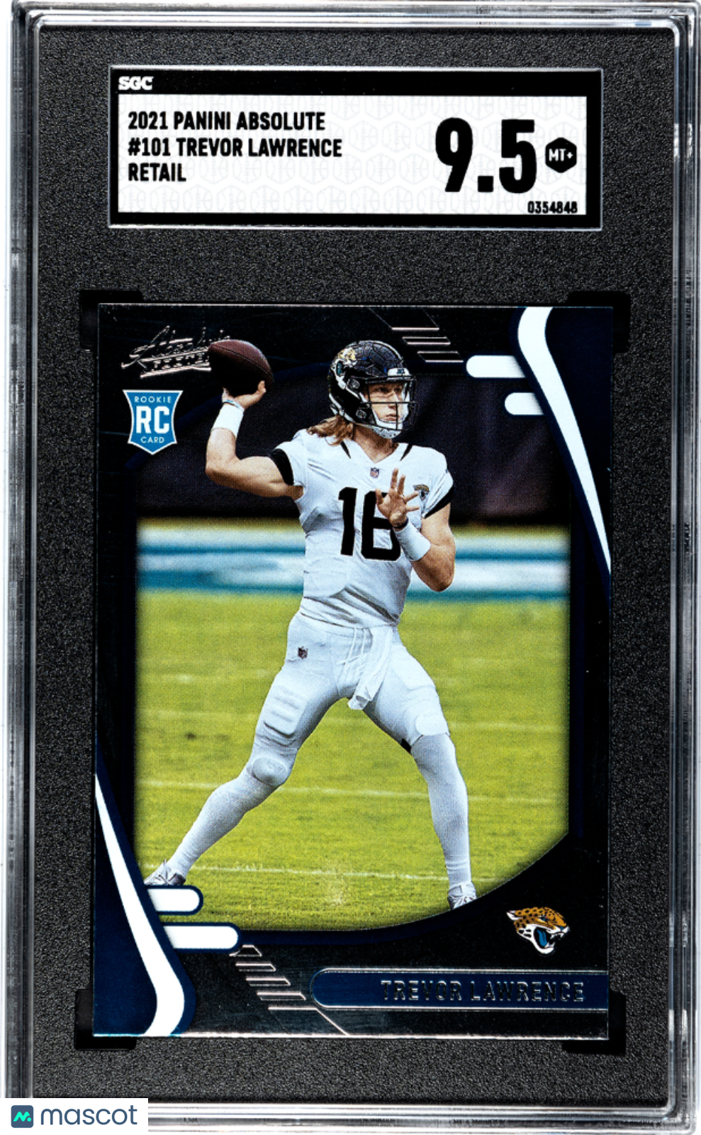 2021 Panini Absolute Trevor Lawrence #101 Retail Football SGC 9.5