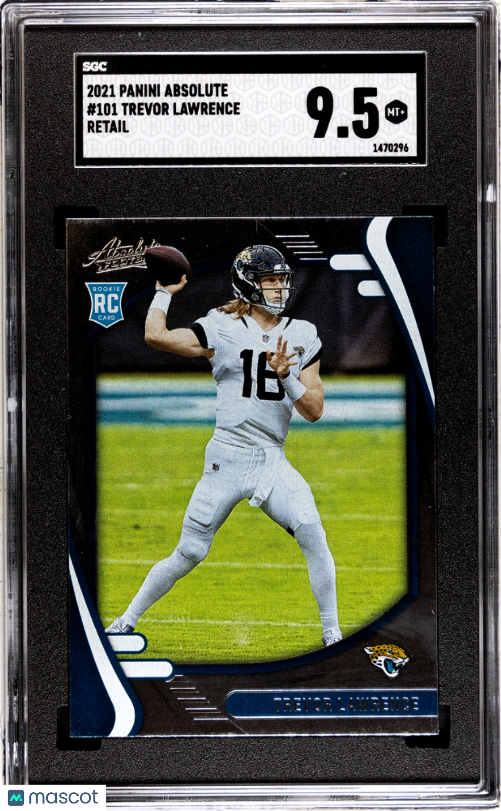 2021 Panini Absolute Trevor Lawrence #101 Retail Football SGC 9.5