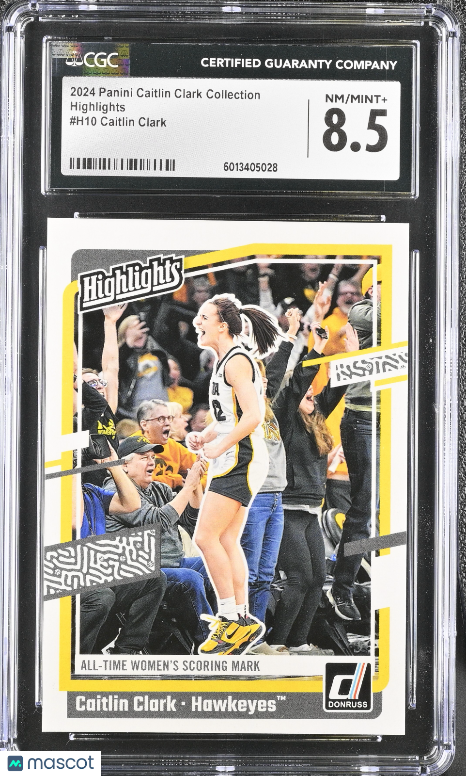 2024 Panini Caitlin Clark Collection Caitlin Clark #H10 Highlights CGC 8.5