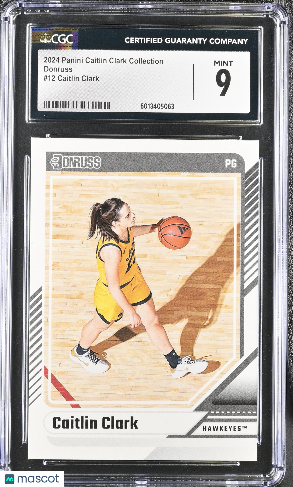 2024 Panini Caitlin Clark Collection Caitlin Clark #12 Donruss Basketball CGC 9