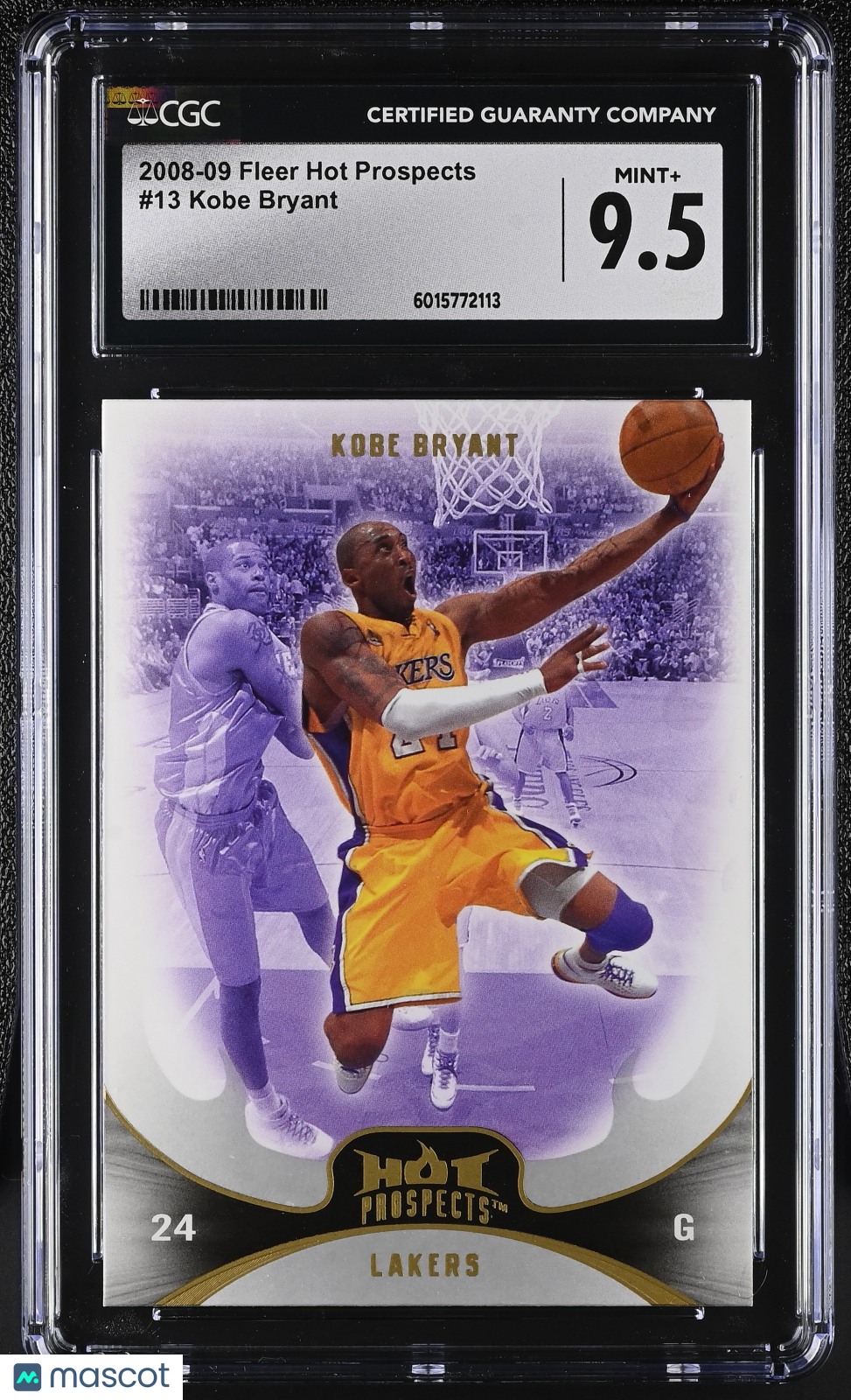 2023 Topps Athletes Unlimited Kobe Bryant #13 Basketball CGC 9.5