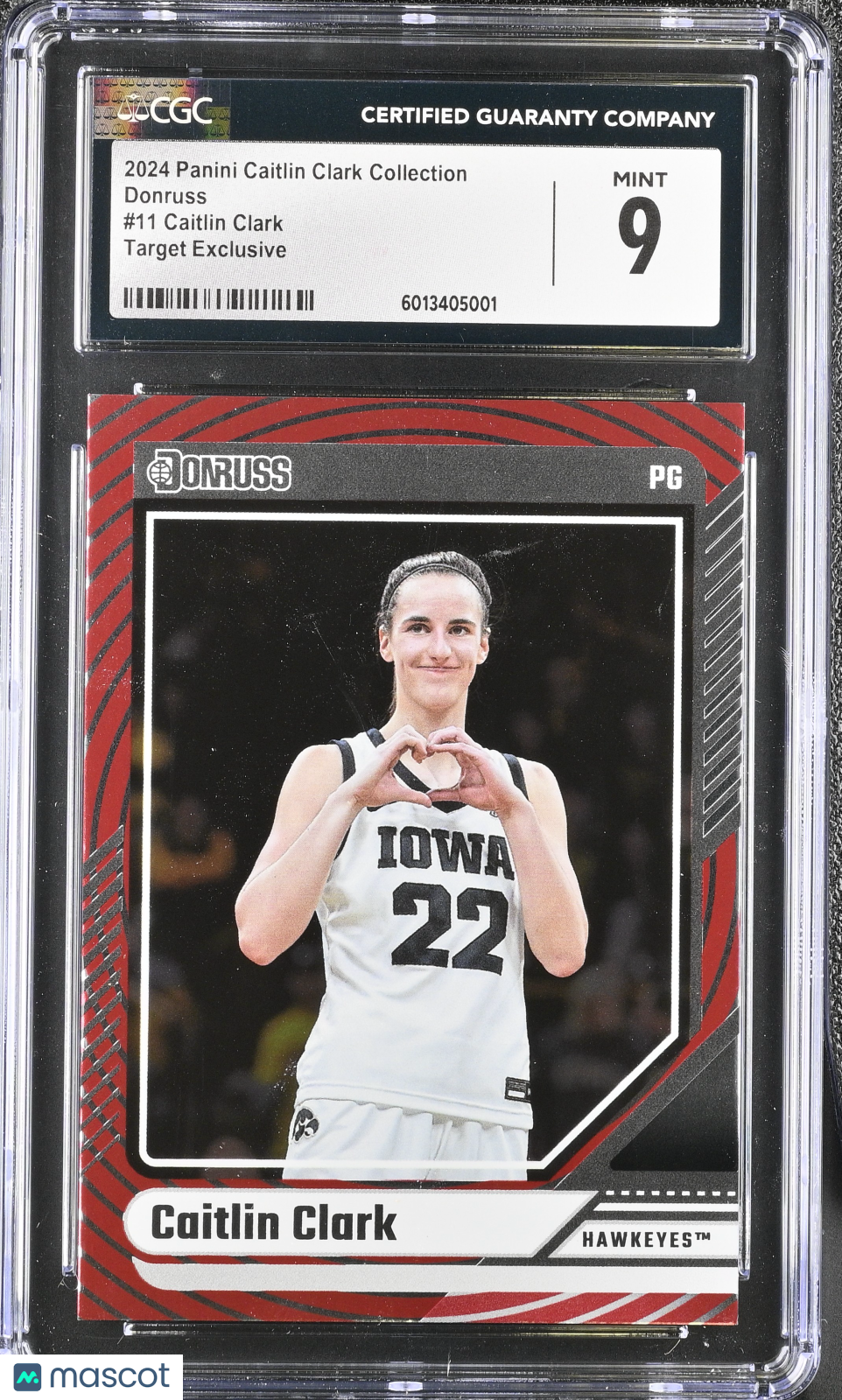 2024 Panini Caitlin Clark Collection #11 Target Exclusive Donruss CGC 9