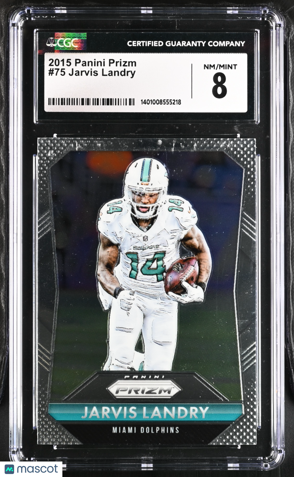 2015 Prizm Jarvis Landry #75 Football CGC 8