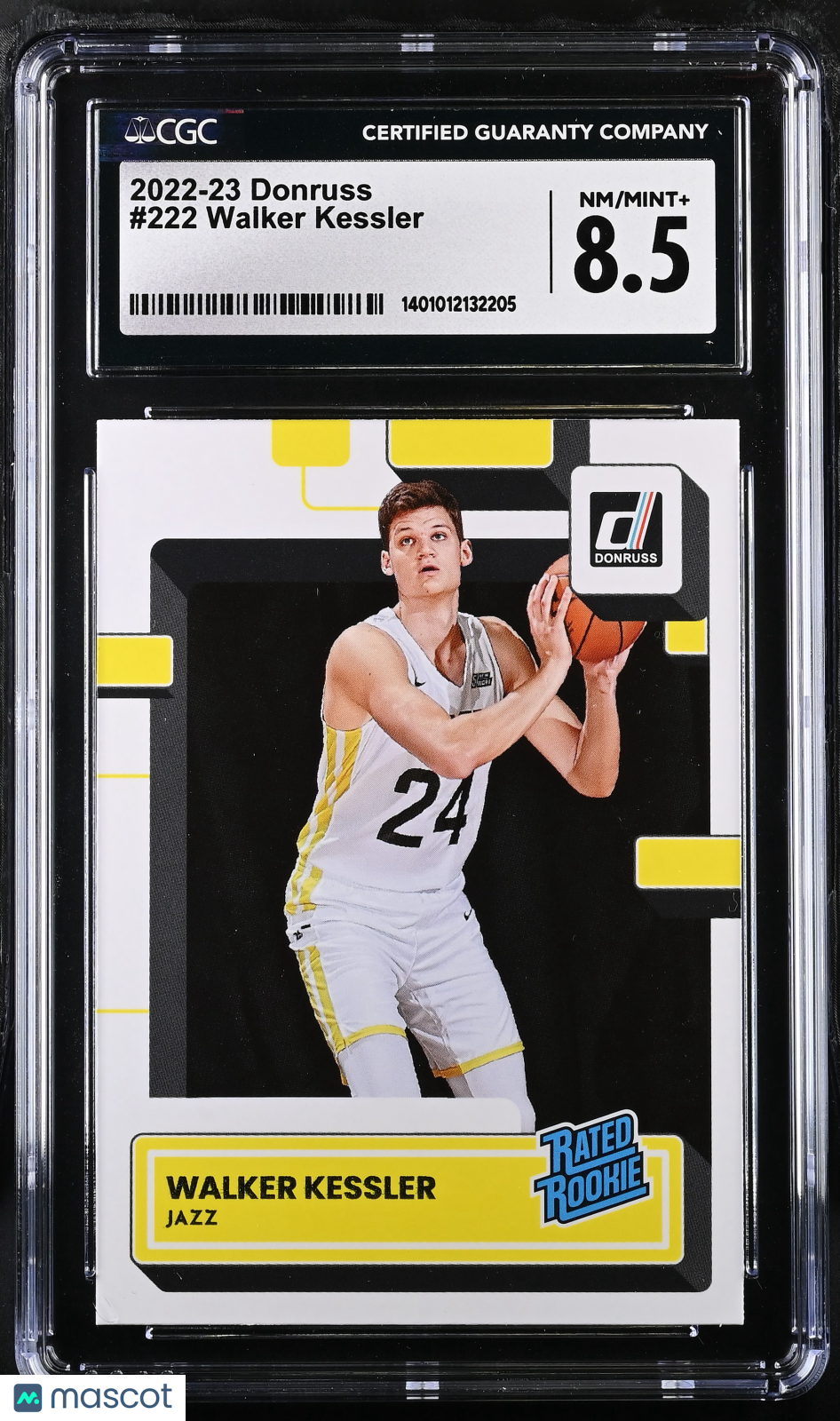 2022 Donruss Walker Kessler #222 Rated Rookie Basketball CGC 8.5