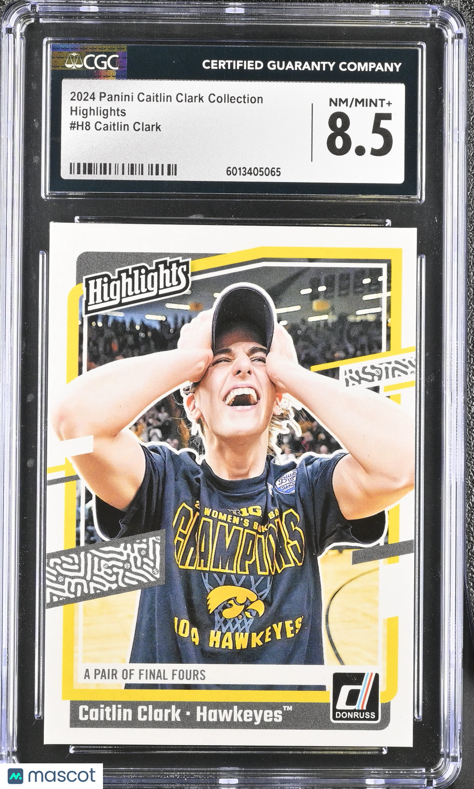 2024 Panini Caitlin Clark Collection Caitlin Clark #H8 Highlights CGC 8.5