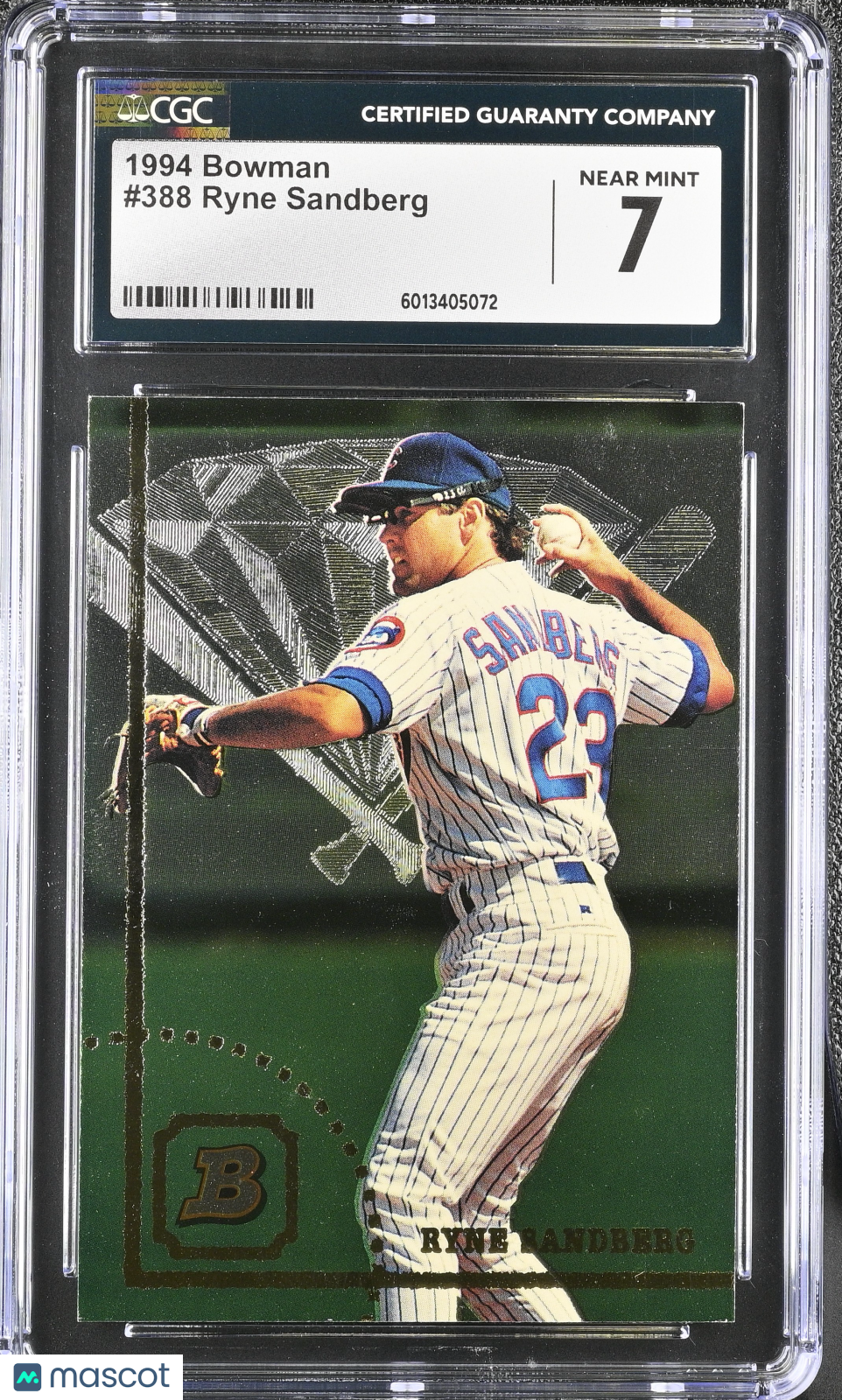 1994 Bowman Ryne Sandberg #388 Baseball CGC 7