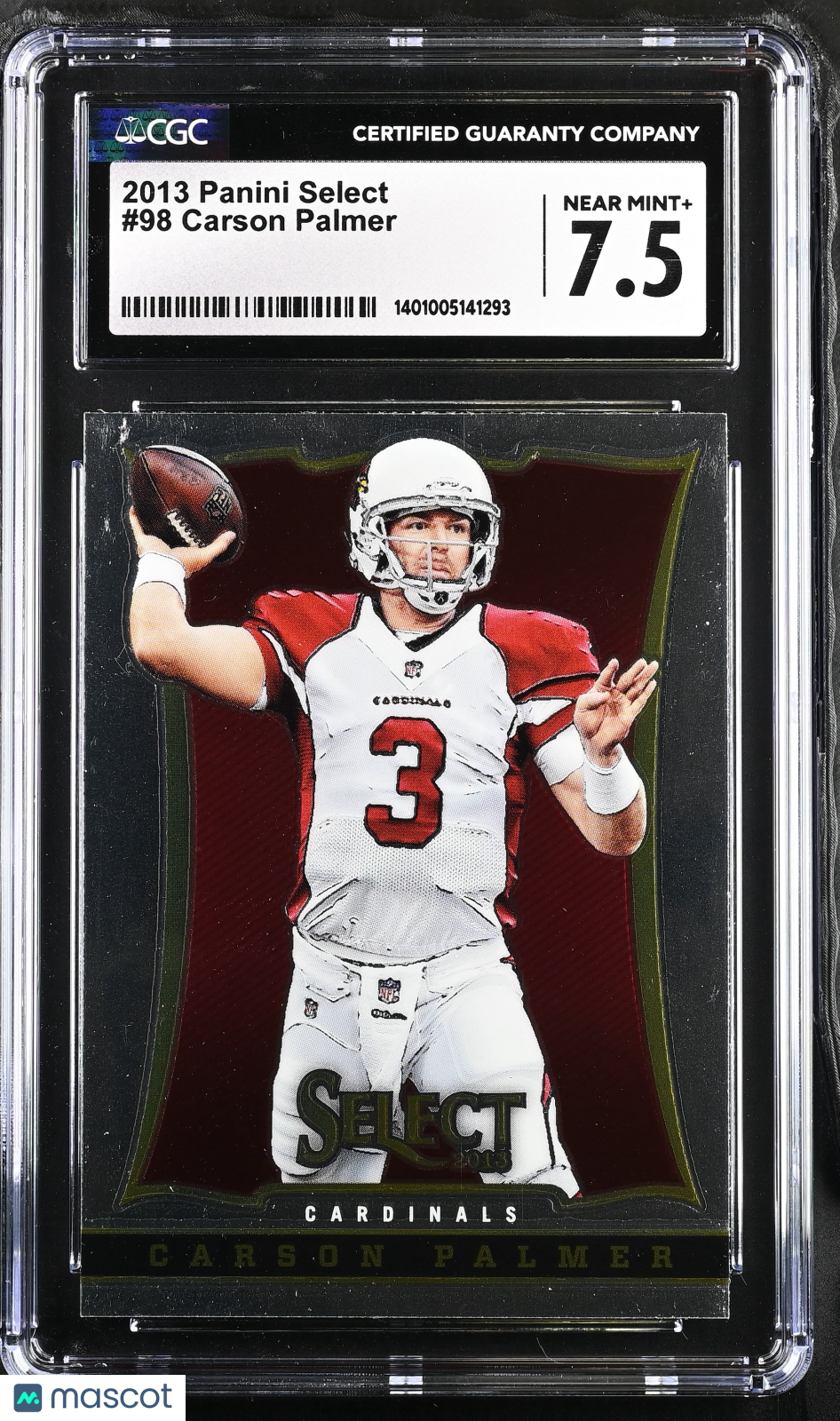 2013 Select Carson Palmer #98 Football CGC 7.5