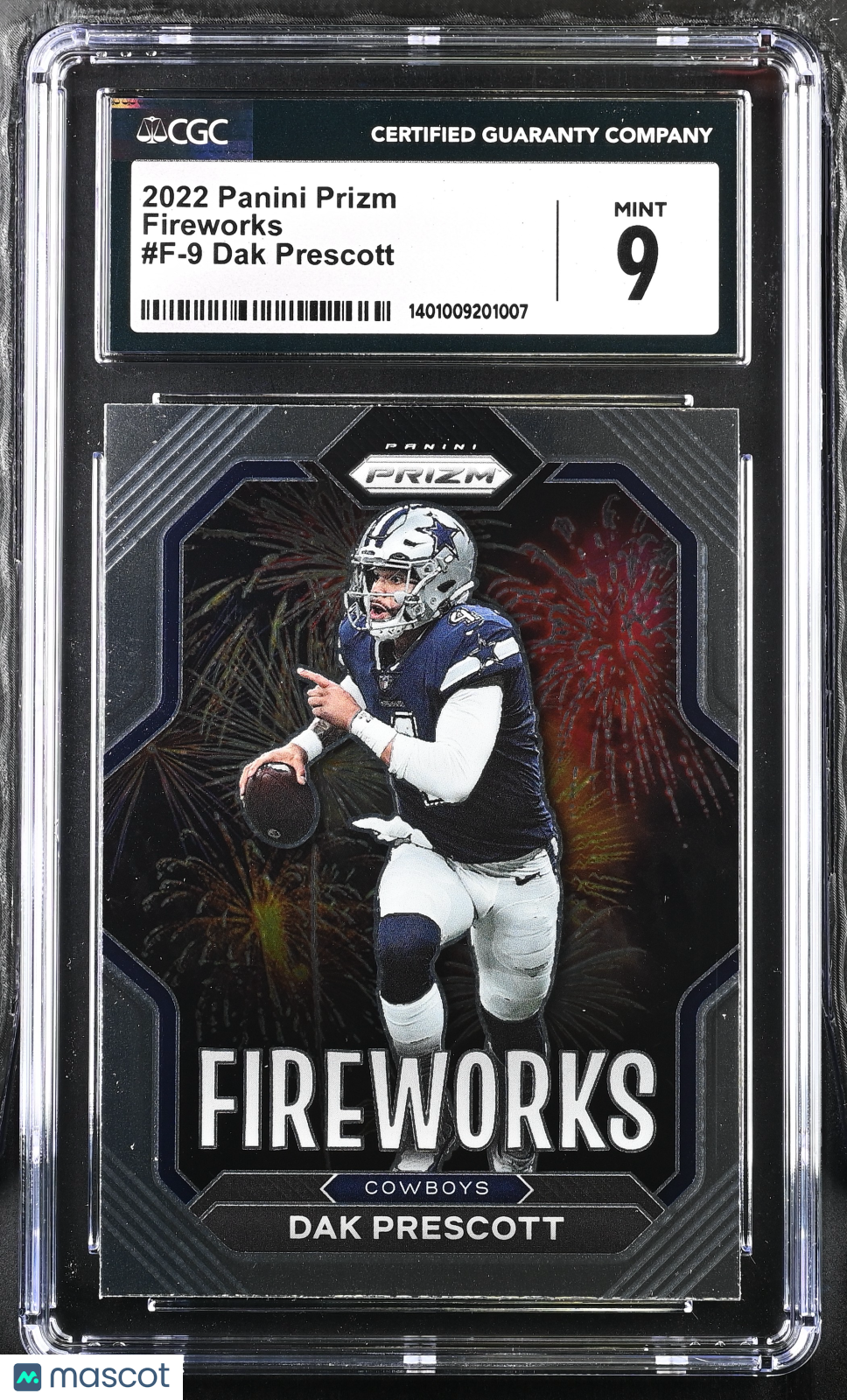 2022 Prizm Dak Prescott #F-9 Football CGC 9