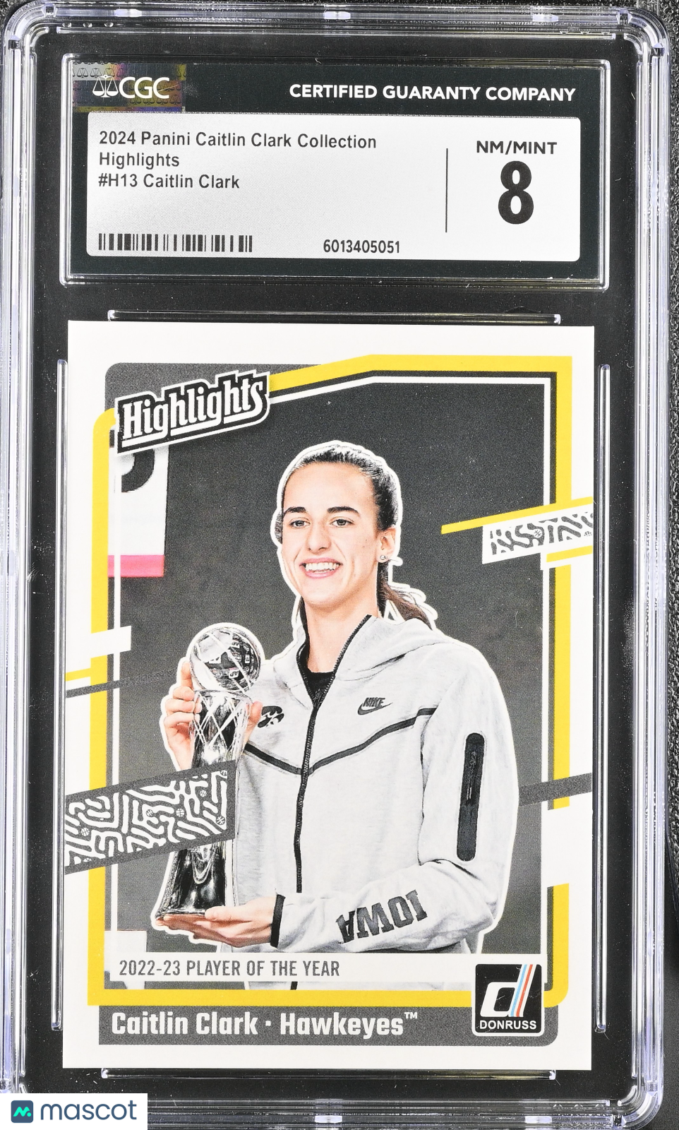 2024 Panini Caitlin Clark Collection Caitlin Clark #H13 Highlights CGC 8