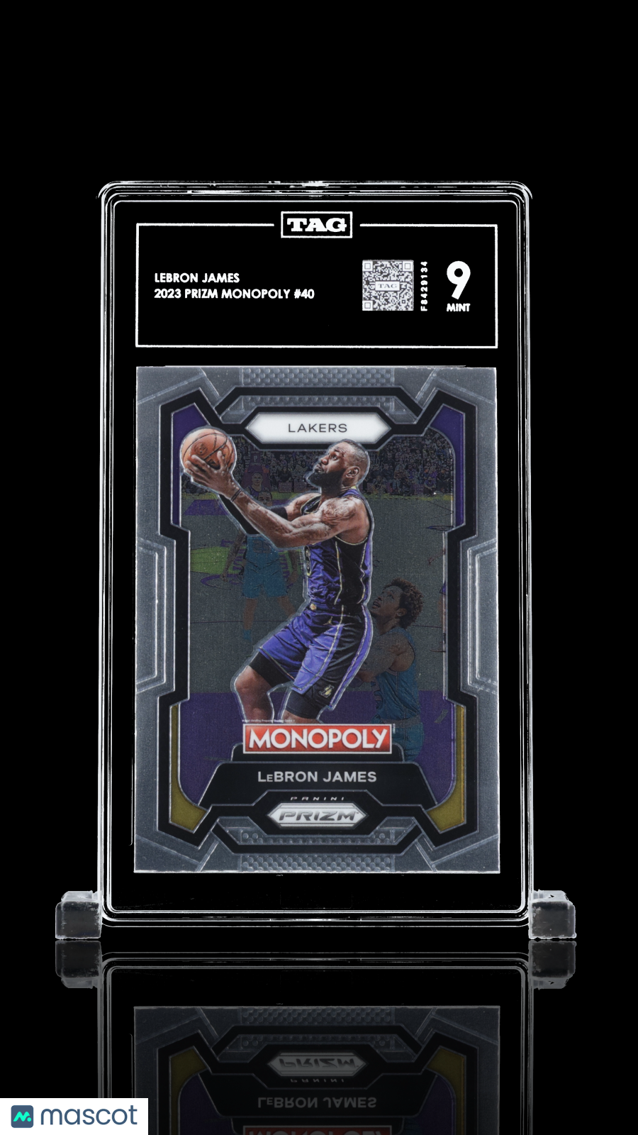 Panini Prizm Monopoly LeBron James #40 Basketball TAG 9