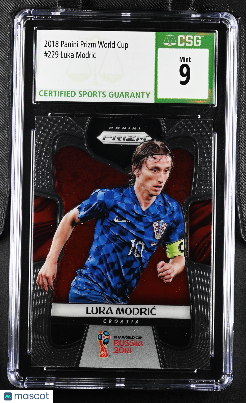 2018 Prizm World Cup Luka Modric #229 Soccer CGC 9