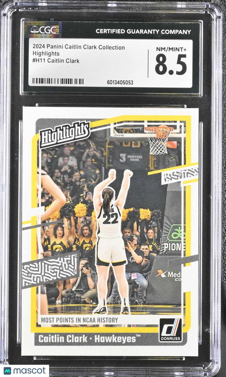 2024 Panini Caitlin Clark Collection Caitlin Clark #H11 Highlights CGC 8.5