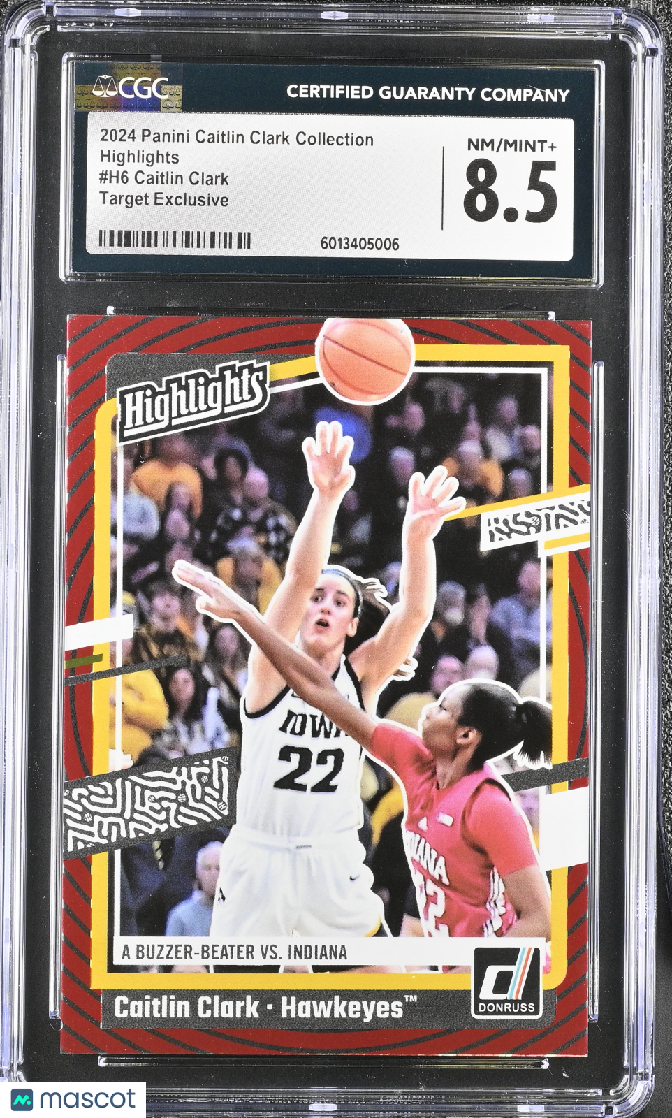 2024 Panini Caitlin Clark Collection Caitlin Clark #H6 Target Exclusive CGC 8.5