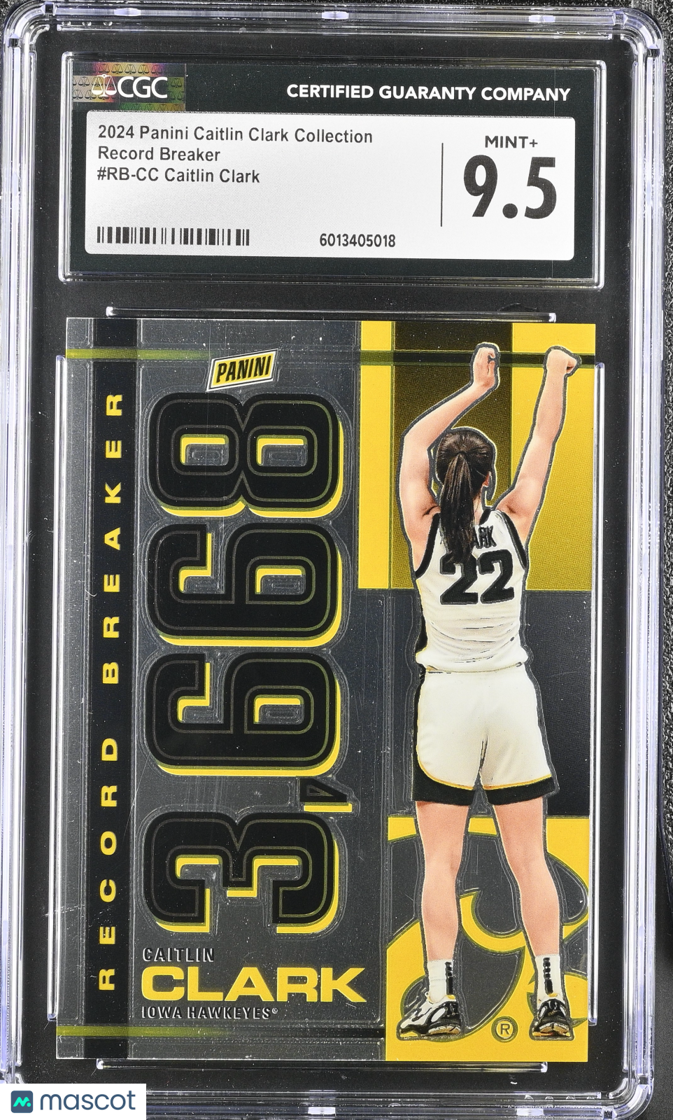 2024 Panini Caitlin Clark Collection #RB-CC Record Breaker CGC 9.5