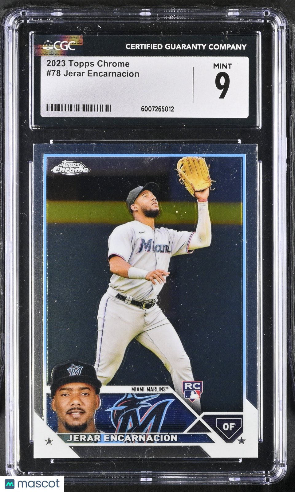 2023 Topps Chrome Jerar Encarnacion #78 Baseball CGC 9