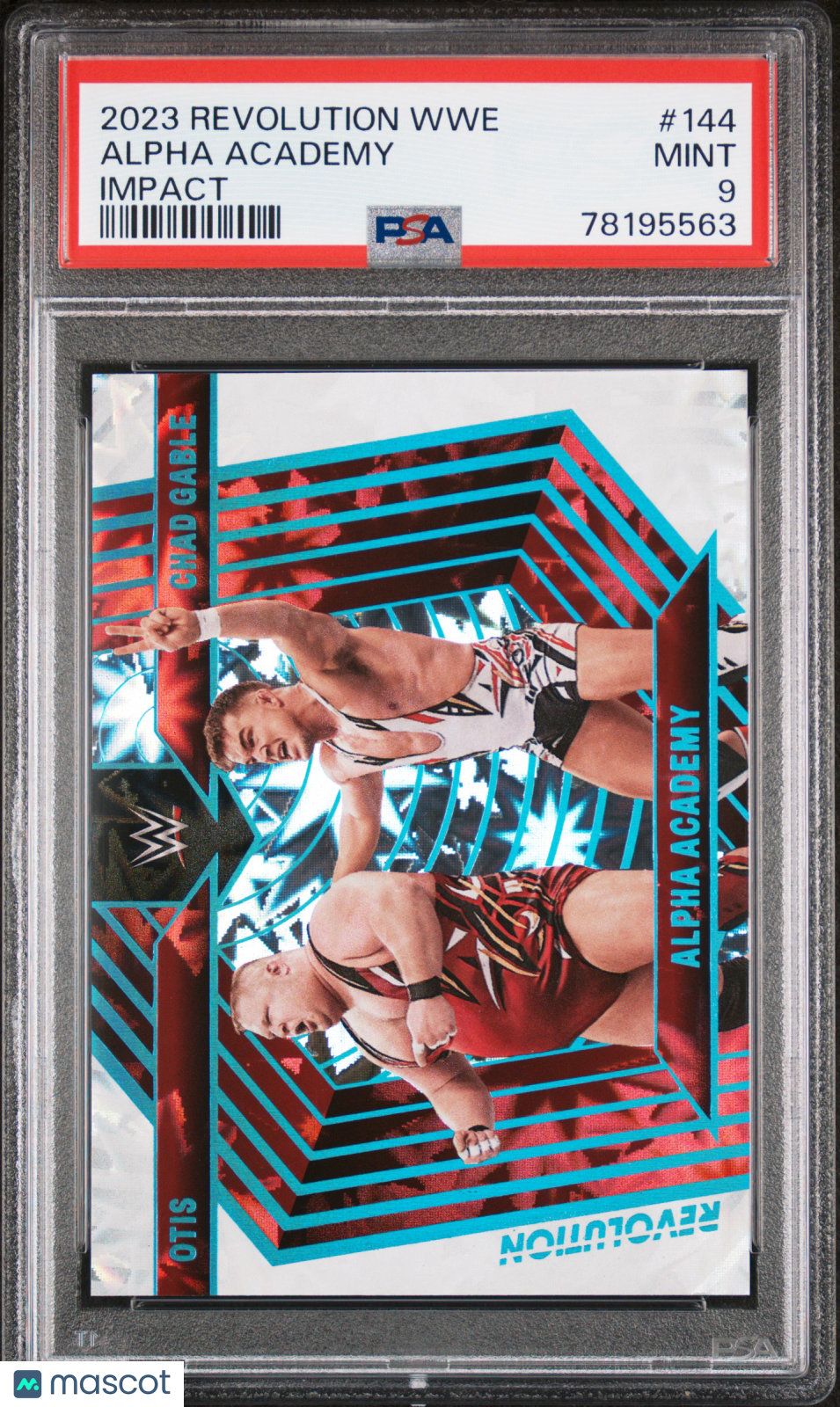 2023 Panini Revolution WWE Alpha Academy #144 Impact Boxing/Wrestling PSA 9