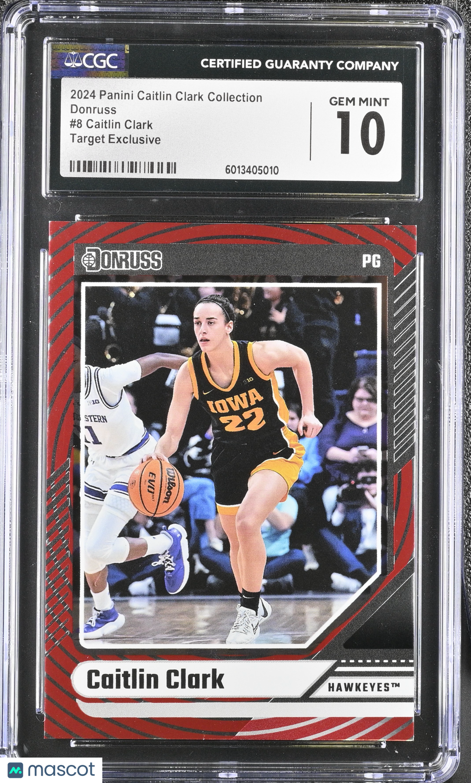 2024 Panini Caitlin Clark Collection #8 Target Exclusive Donruss CGC 10