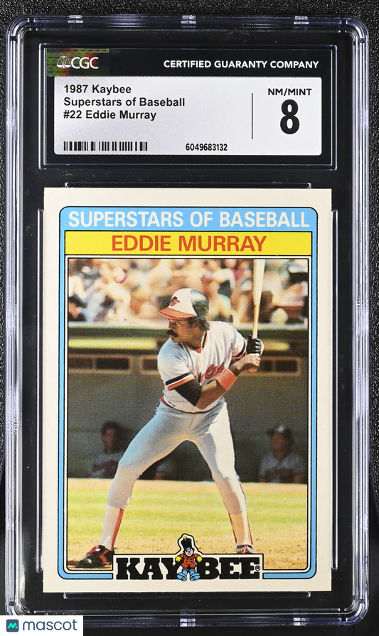 1987 Kaybee Eddie Murray #22 Superstars of Baseball Baseball CGC 8