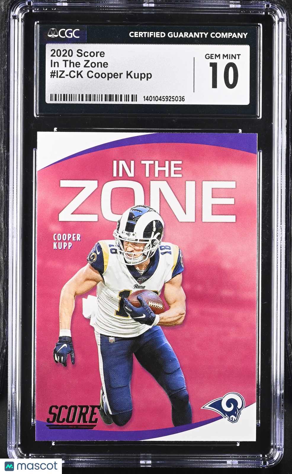 2020 Score Cooper Kupp #IZ-CK Football CGC 10