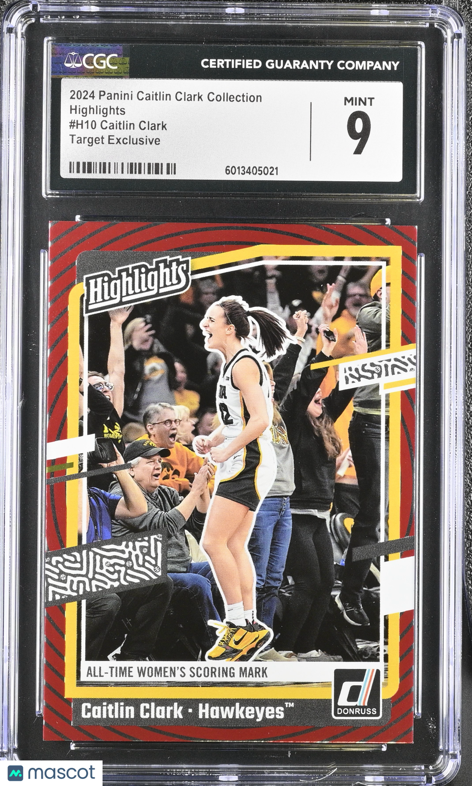 2024 Panini Caitlin Clark Collection Caitlin Clark #H10 Target Exclusive CGC 9