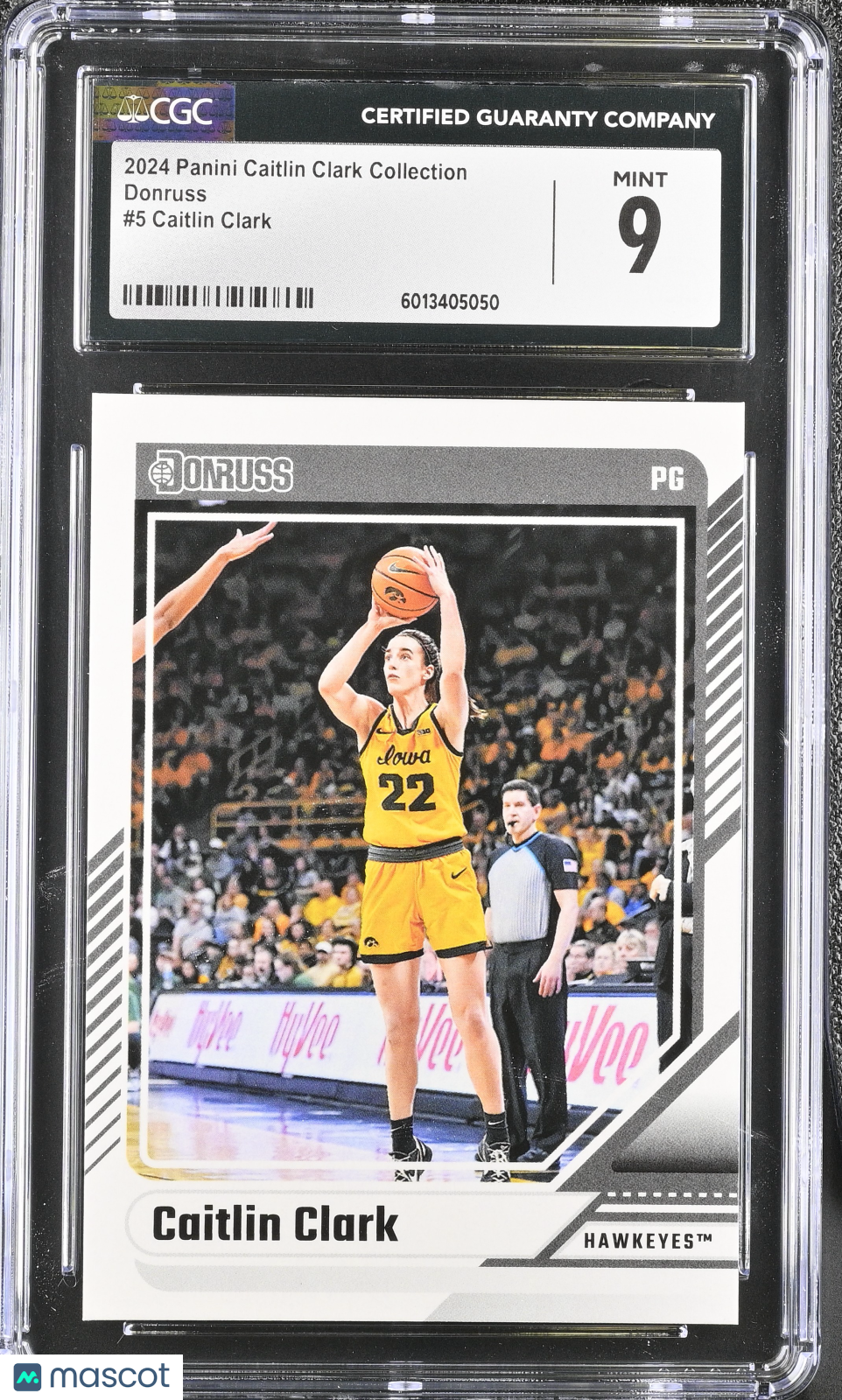 2024 Panini Caitlin Clark Collection Caitlin Clark #5 Donruss Basketball CGC 9