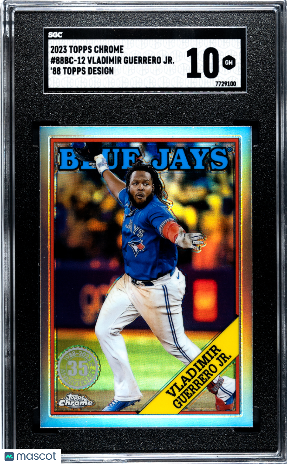 2023 Topps Chrome Vladimir Guerrero JR. #88BC-12 '88 Baseball SGC 10