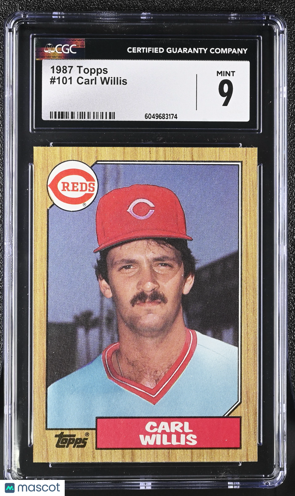 1987 Topps Carl Willis #101 Baseball CGC 9
