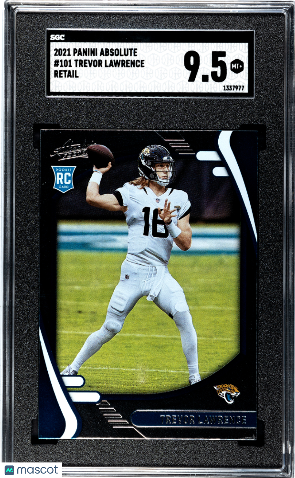 2021 Panini Absolute Trevor Lawrence #101 Retail Football SGC 9.5