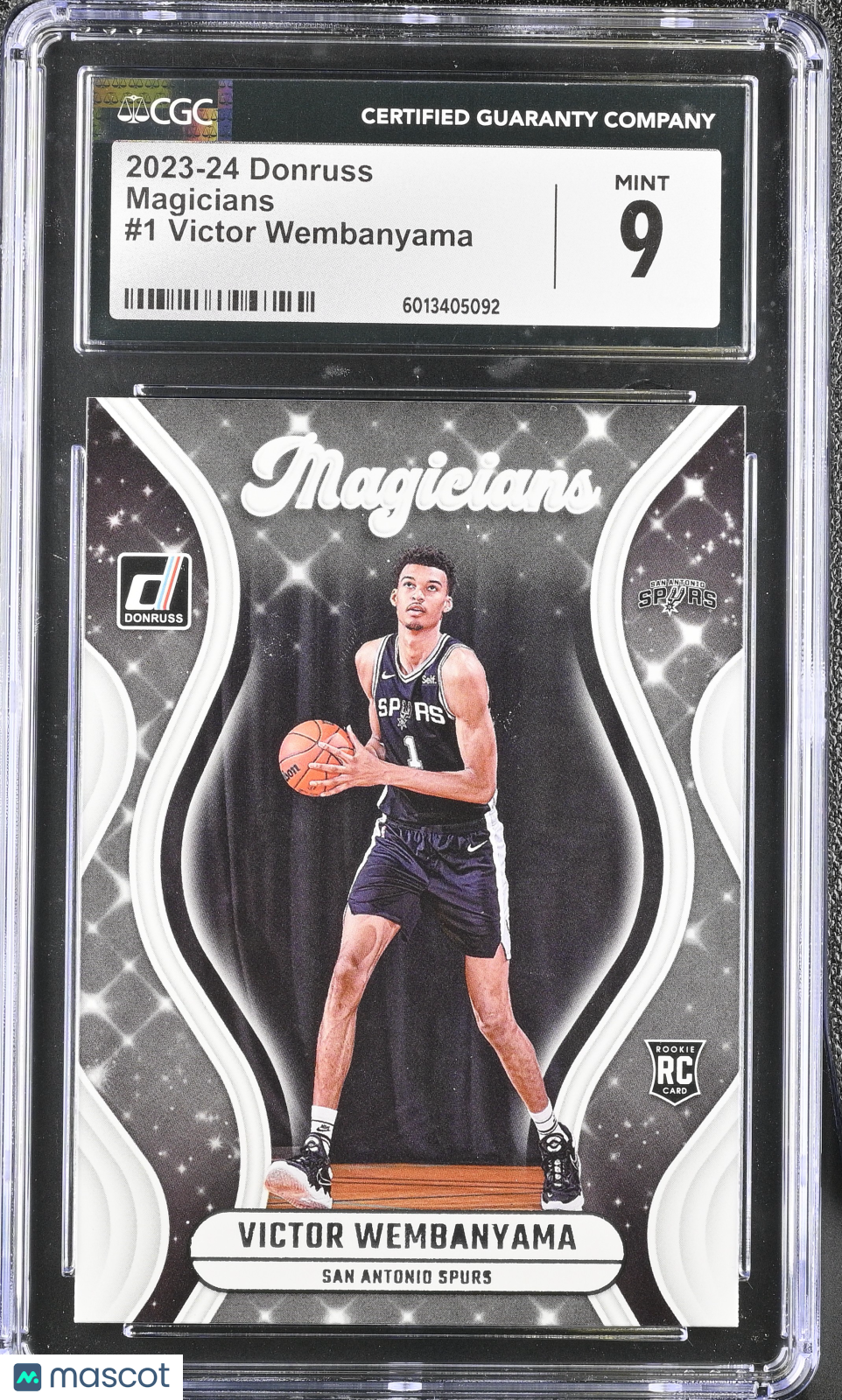 2023-24 Donruss Victor Wembanyama #1 Magicians Basketball CGC 9