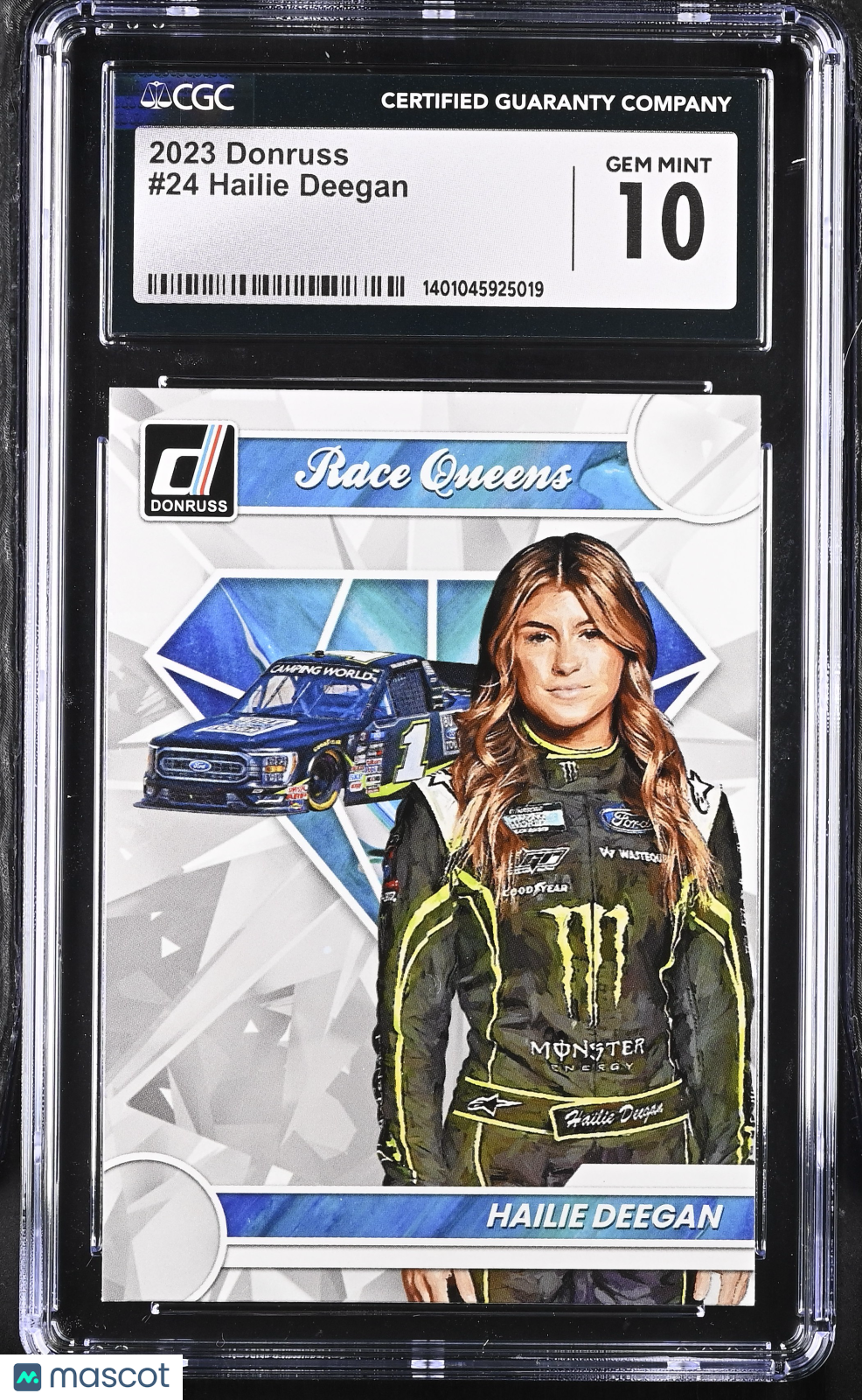 2023 Donruss Racing Hailie Deegan #24 Racing CGC 10